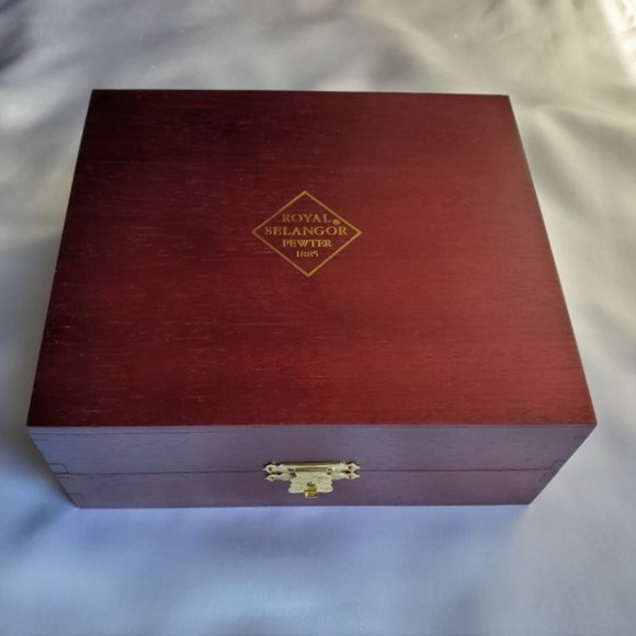 Royal Selangor Pewter Set of 2 Four Seasons Tumblers Cups Beakers New in Box - Picture 3 of 11